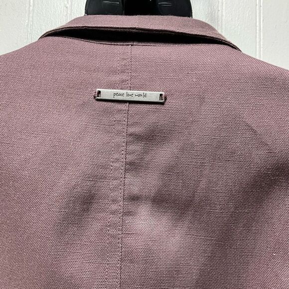 PEACE LOVE WORLD Linen Blend Jacket - Picture 4 of 6